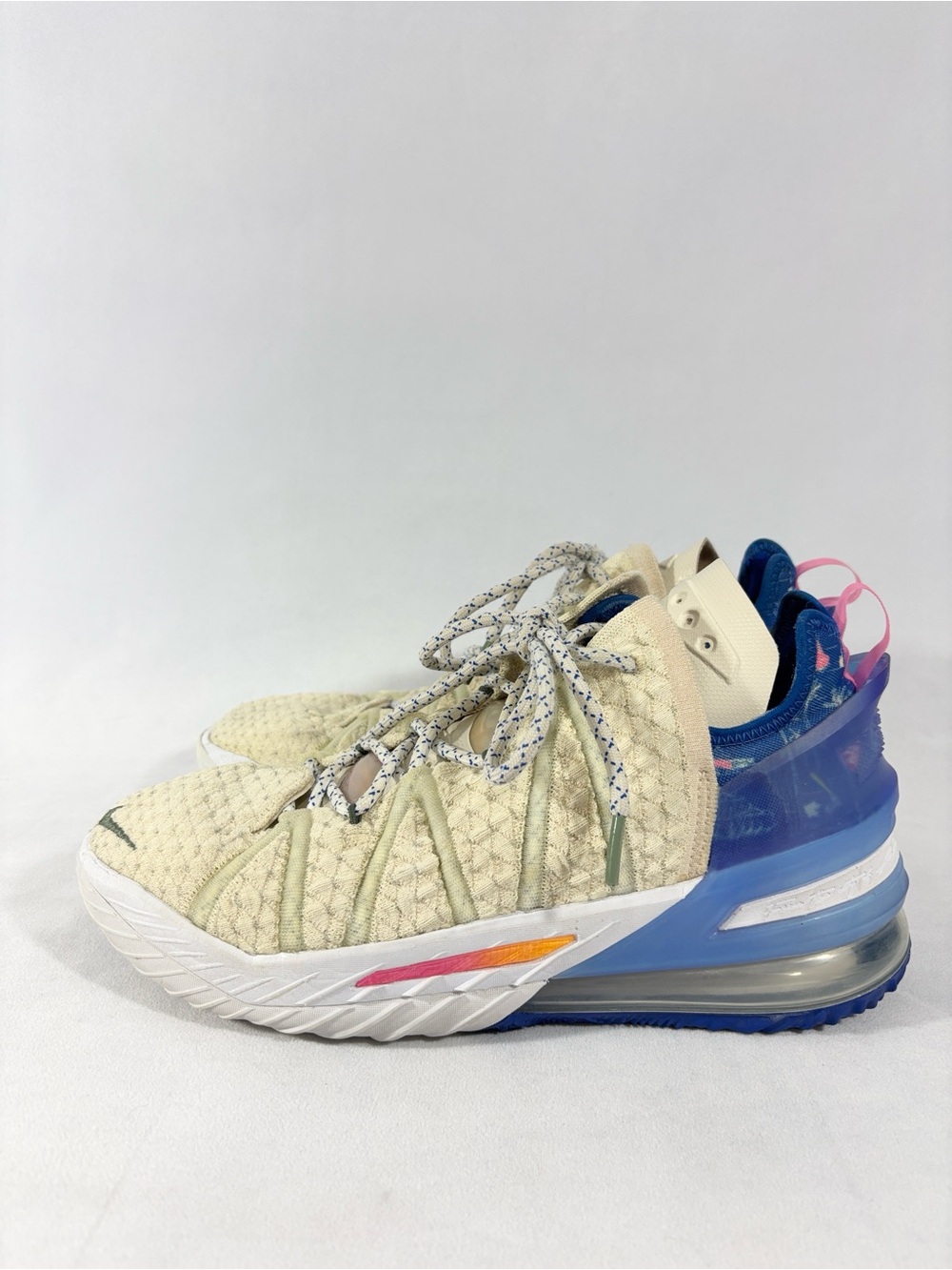 Nike LeBron James 18 Los Angeles By Day GOAT Vision Shoe Women 9 Men 8 **